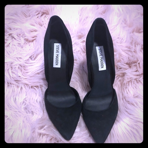 Steve Madden Black Stiletto Heels - Picture 1 of 4